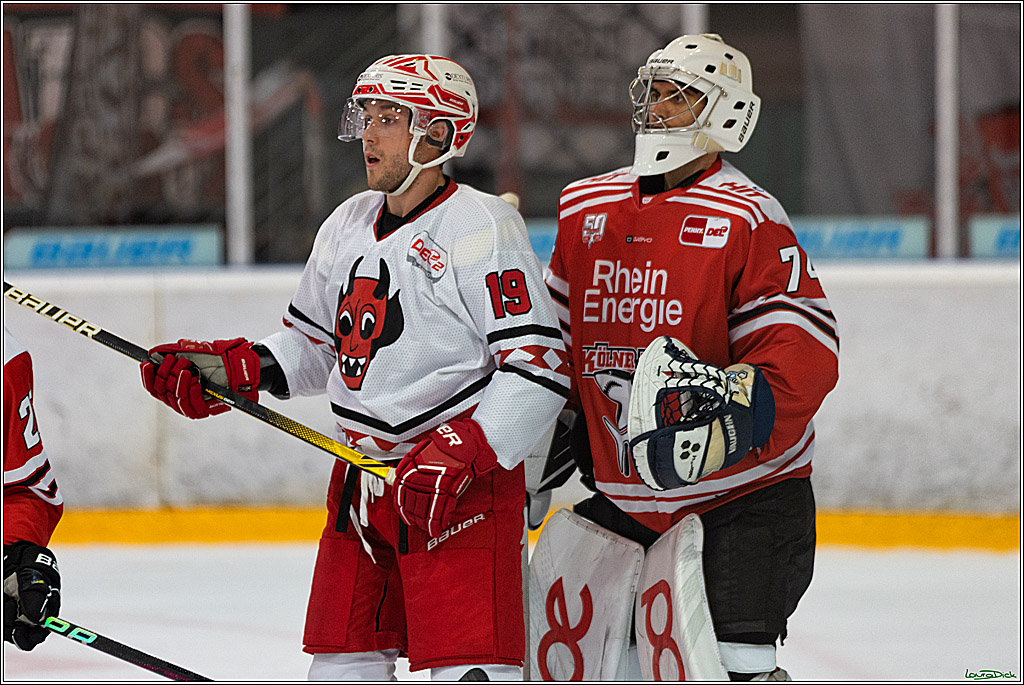PENNY DEL; Testspiel Koelner Haie- EC Bad Nauheim; Koeln, 02.09.2022